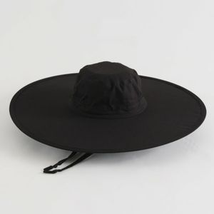 Baggu Black Packable Sun Hat Oversized Beach Summer